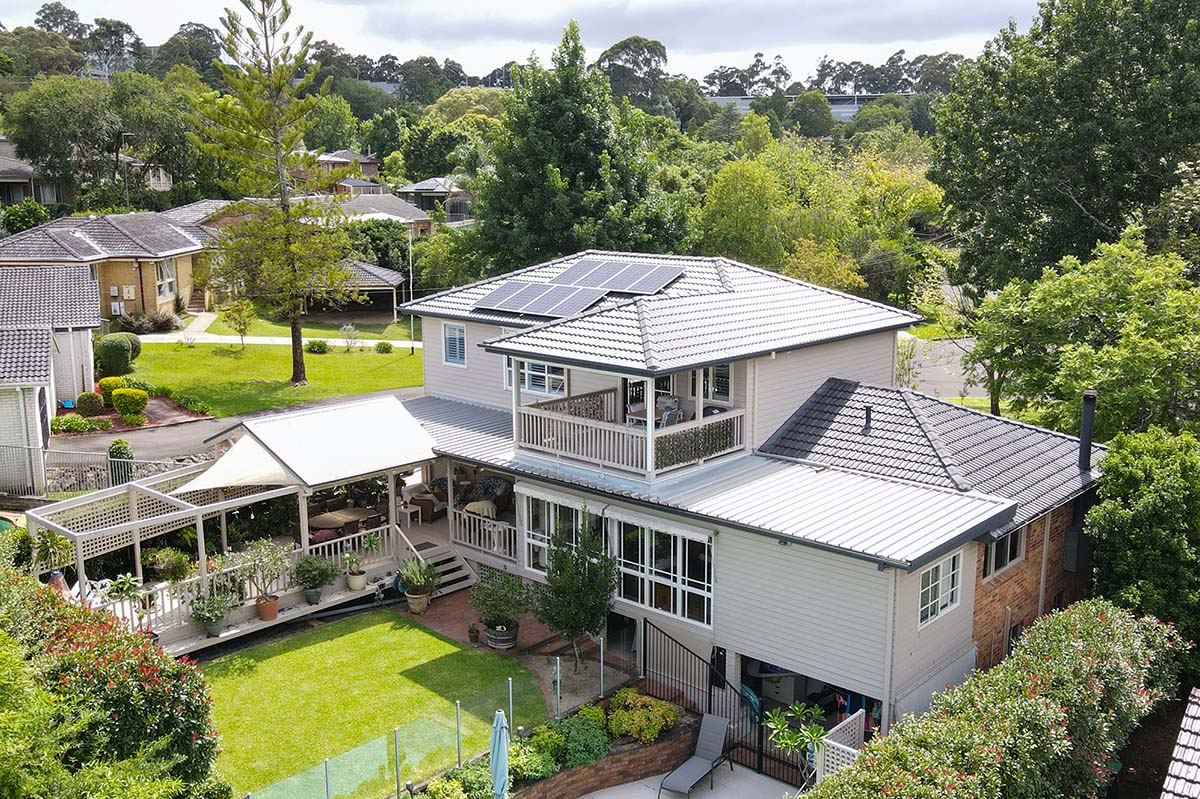 West Pennant Hills Addition - Drone Overhead