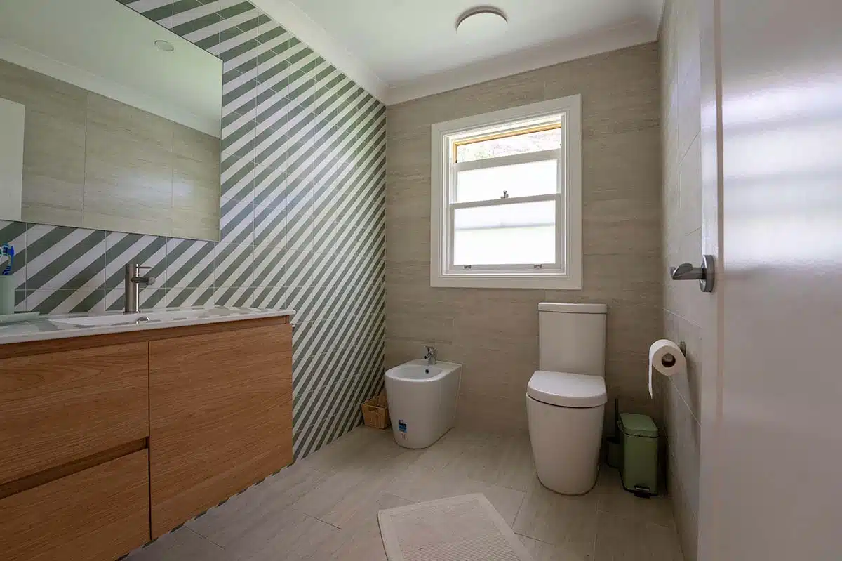 New Toilet in a Home Addition in Sydney Suburb of South Turramurra