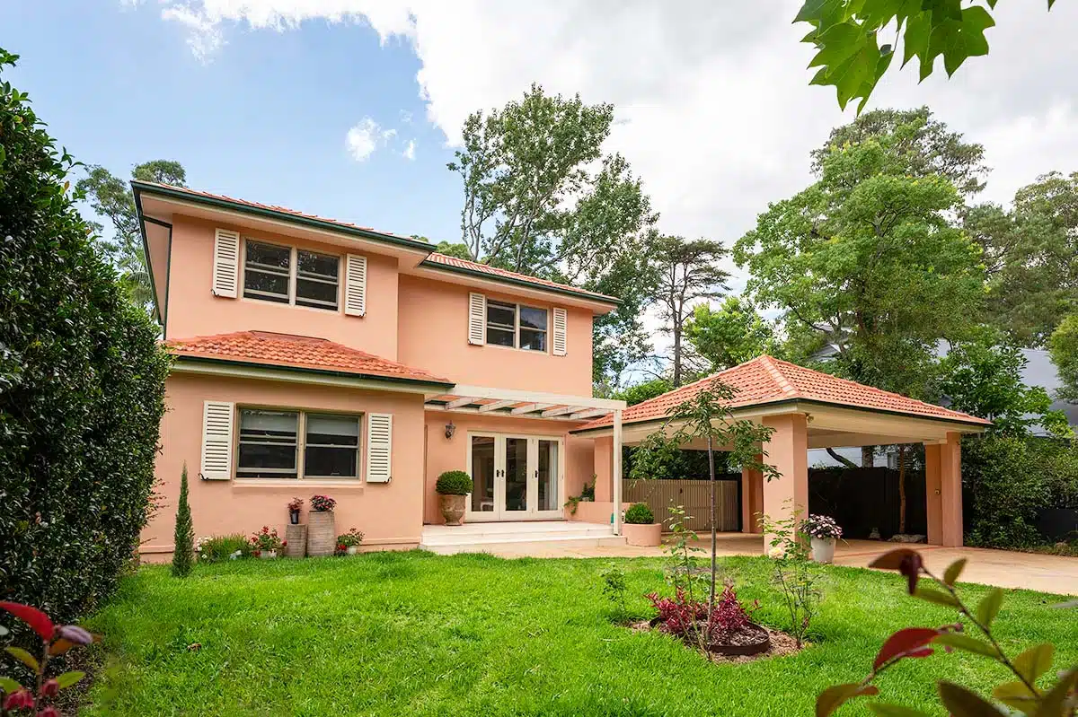 Front View of a Home Addition in Sydney Suburb of South Turramurra