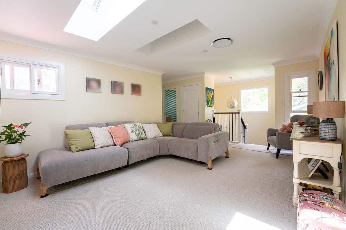 New Rumpus Room in a Home Addition in Sydney Suburb of South Turramurra