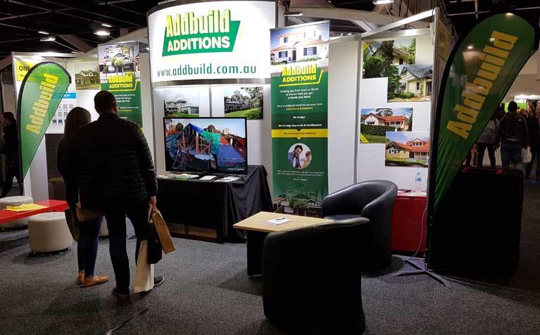 Addbuild Stand at the Oct 2018 Sydney Home Show