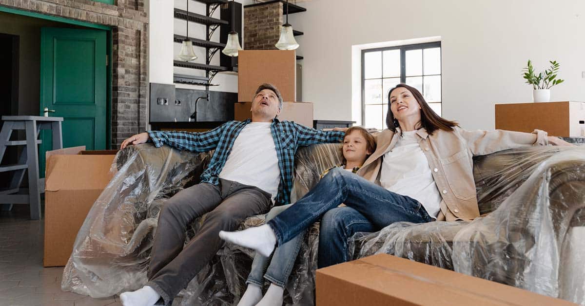 Homeowner looking exhausted after finishing their renovations