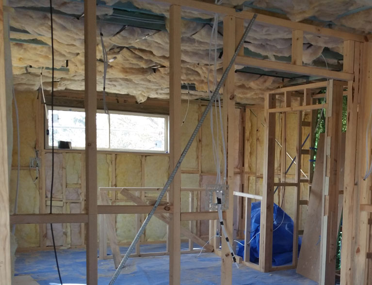 Wall and ceiling insulation